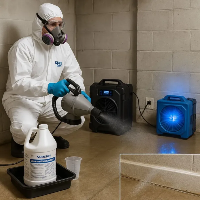 Sanitization and Odor Removal process in Springville, IA