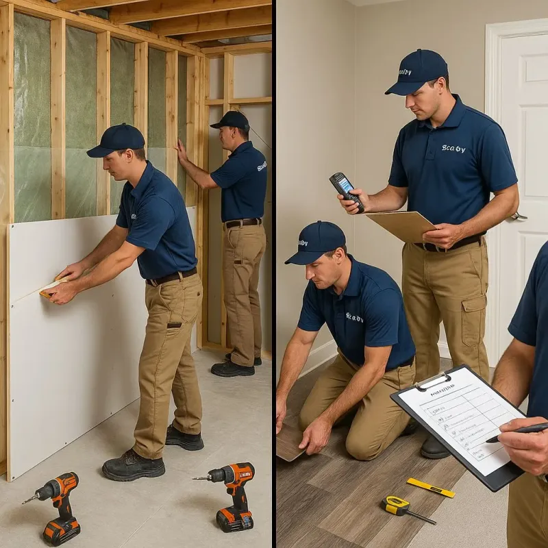 Repairs and Reconstruction process in Springville, IA